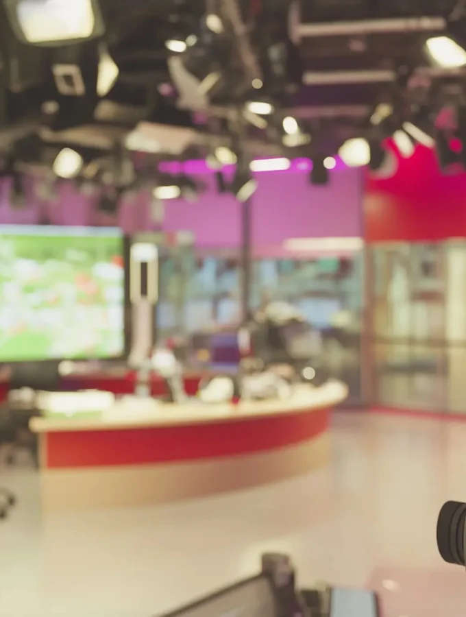 Modern TV Studio Setup